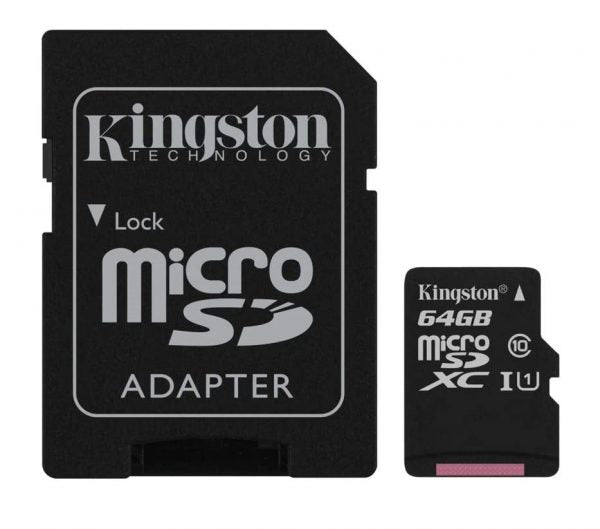 Tarjeta de Memoria Kingston 64 GB microSD (Clase 10)